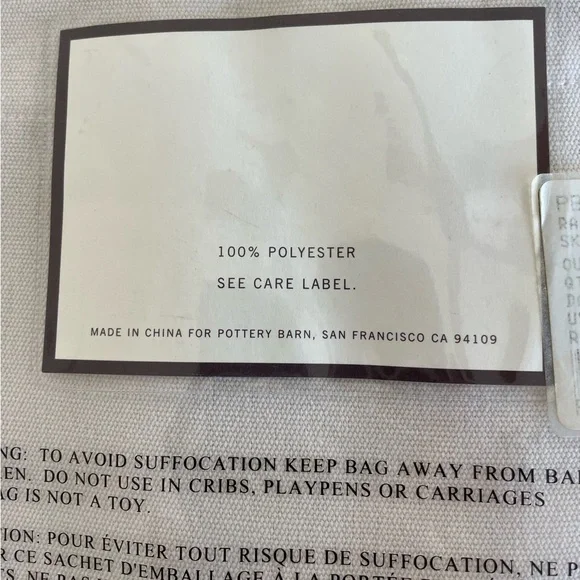 Pottery Barn Outdoor Grommet Ridea, 50 x 96 inches/ 127 x 243 cm. Never used. - Picture 6 of 10